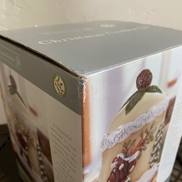 Home Trends Natural Holiday Collection Christmas Cookie Jar "Nature" - Picture 10 of 11